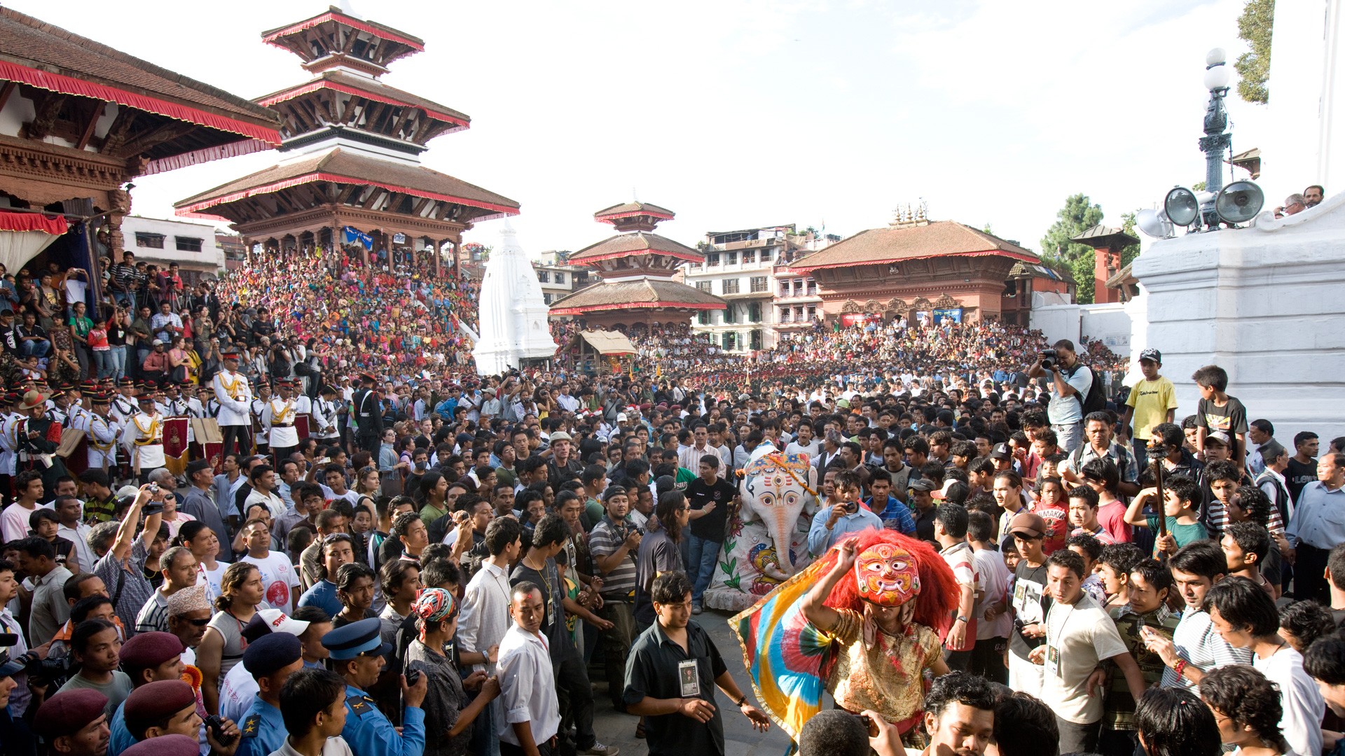 Photo: Indra Jatra Festival in Kathmandu